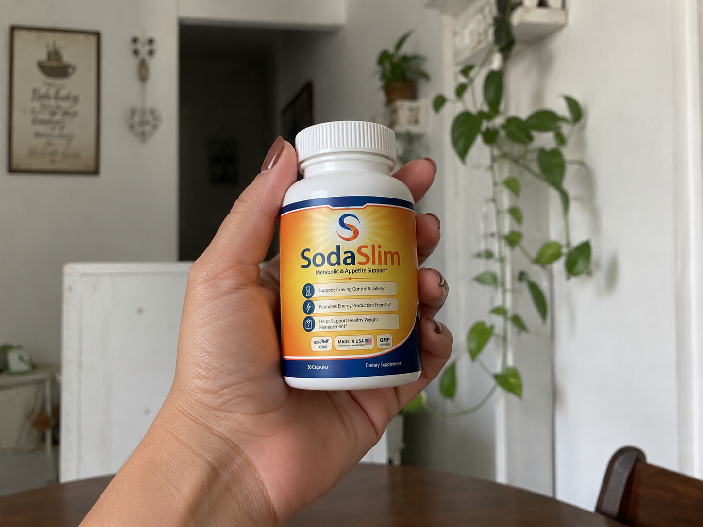 SodaSlim weight management capsules bottle